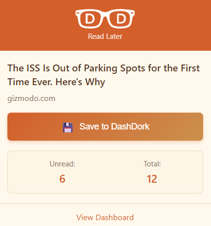 Save pages with a single click